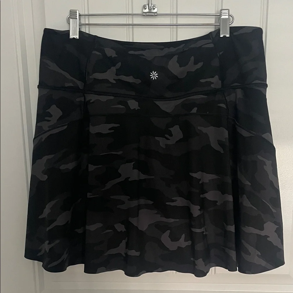 Black Camouflage Women's Skort - Picture 2 of 5